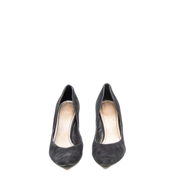 Stuart Weitzman Black Suede Pointed Toe Pumps – US‎ 7 - Picture 2 of 12